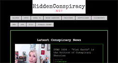 Desktop Screenshot of hiddenconspiracy.net